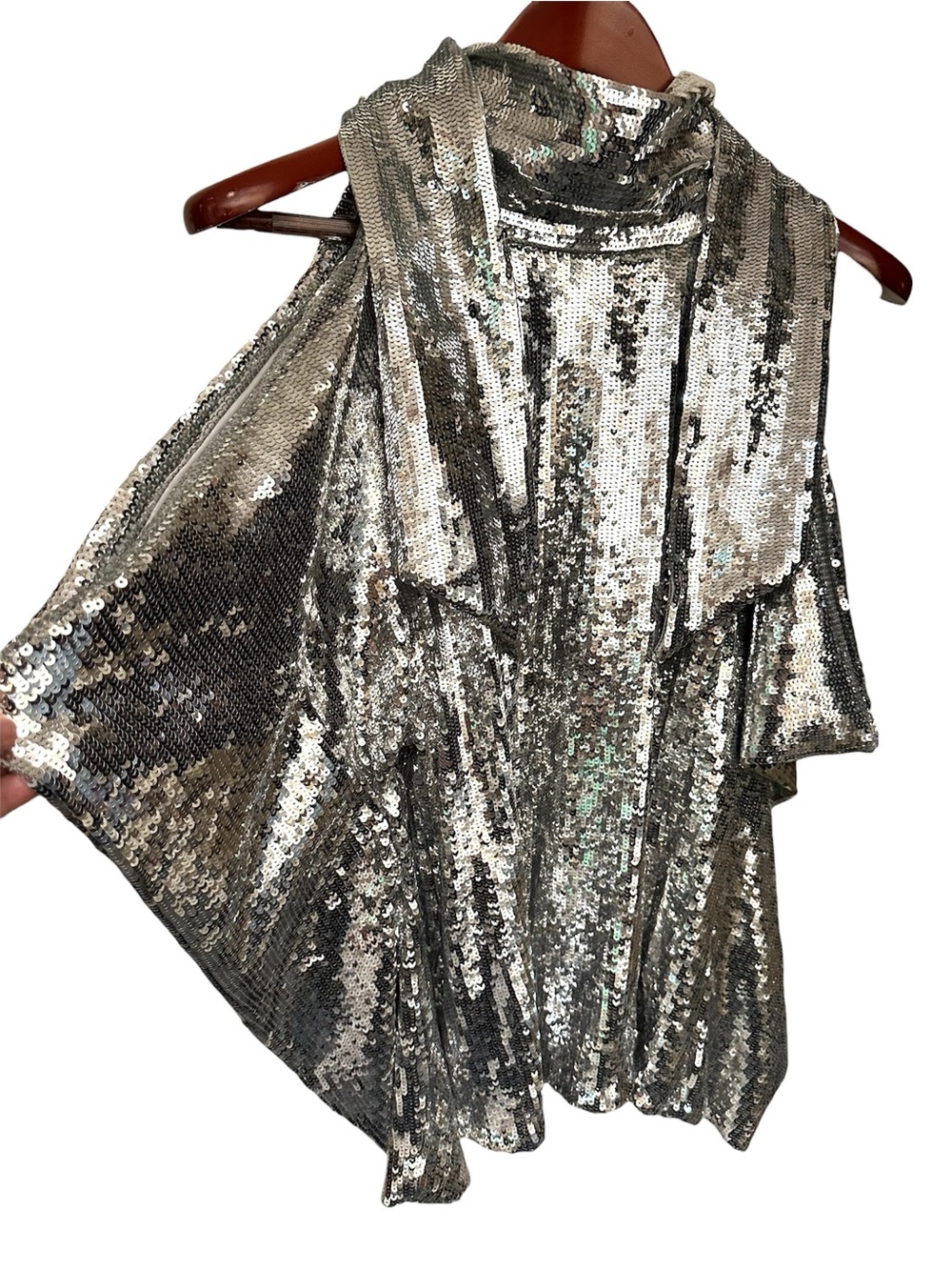 INC International Concepts Sequin Top XL